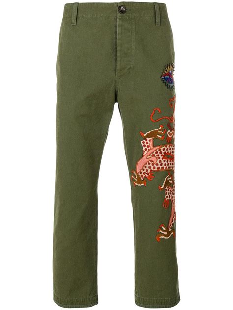 gucci dragon pants|gucci jeans sale.